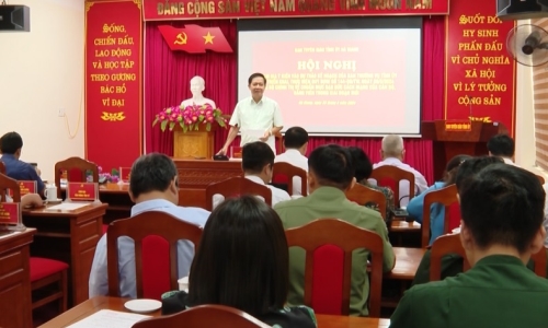 Hà Giang: Hội nghị lấy ý kiến vào Dự thảo Kế hoạch thực hiện Quy định số 144-QĐ/TW