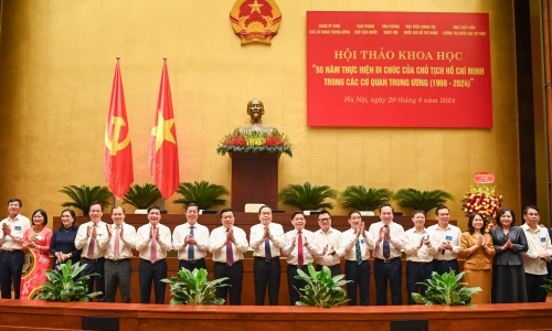 Hội thảo khoa học “55 năm thực hiện Di chúc của Chủ tịch Hồ Chí Minh trong các cơ quan Trung ương (1969 - 2024)”