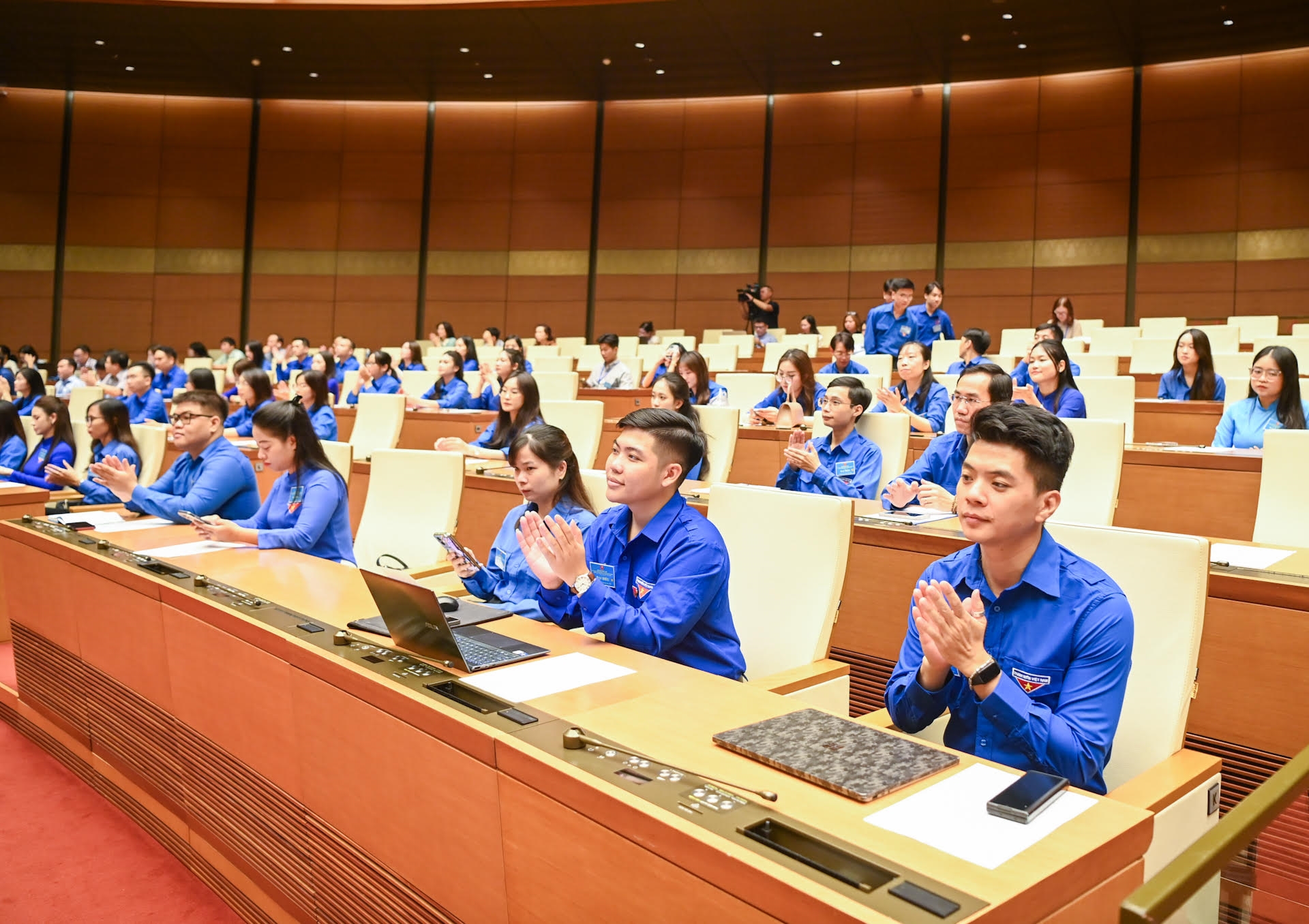 Đông đảo đoàn viên, thanh niên các cơ quan Trung ương dự hội thảo.