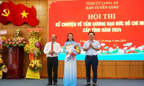 Long An: Tổ chức hội thi kể chuyện về tấm gương đạo đức Hồ Chí Minh