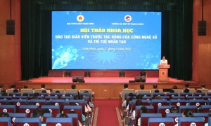 Hội thảo khoa học "Đào tạo giáo viên trước tác động của công nghệ số và trí tuệ nhân tạo"