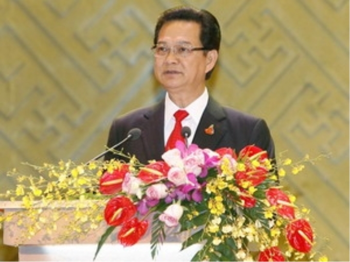 Thủ tướng Nguyến Tấn Dũng, Chủ tịch ASEAN 2010 phát biểu tại lễ khai mạc.