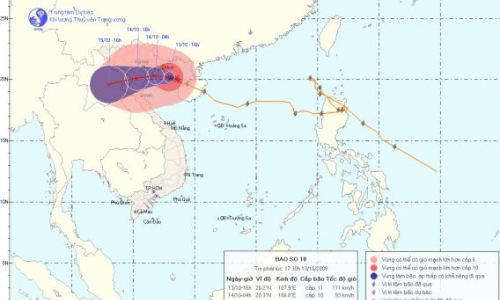 Thủ tướng Chính phủ ban hành Công điện khẩn đối phó bão số 10