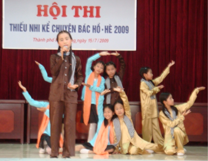 Họi thi "Thiếu nhi kể chuyện Bác Hồ" TP.Hải Dương - Hè năm 2009.