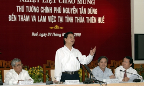 Xây dựng Thừa Thiên-Huế là trung tâm của khu vực miền Trung