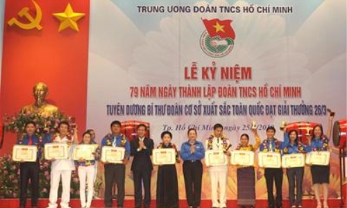 Mít tinh trọng thể kỷ niệm 79 năm Ngày thành lập Đoàn TNCS Hồ Chí Minh