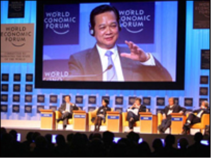 Thủ tướng Nguyễn Tấn Dũng phát biểu tại WEF Davos 2007